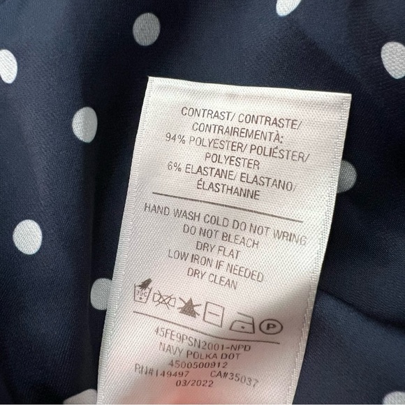 Favorite Daughter The Date Polka Dot Bodysuit, Navy/ White, size M - Picture 9 of 10
